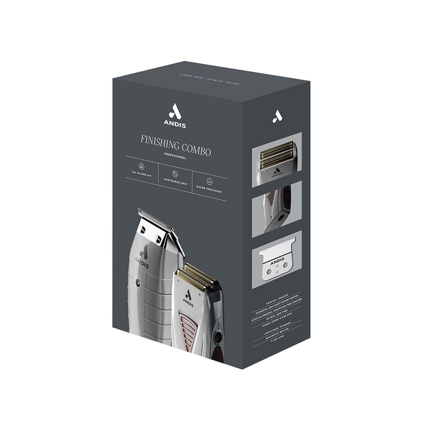 Patillera + Afeitadora Shaver Profesional Finishing Combo Andis