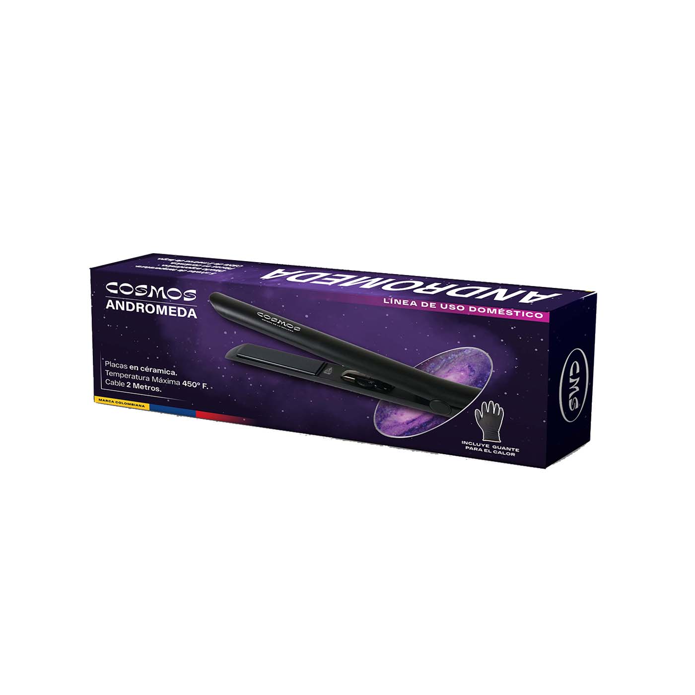 Plancha Para Cabello En Ceramica CMS Cosmos Andromeda